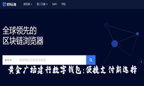 黄金广场建行数字钱包：便捷支付新选择